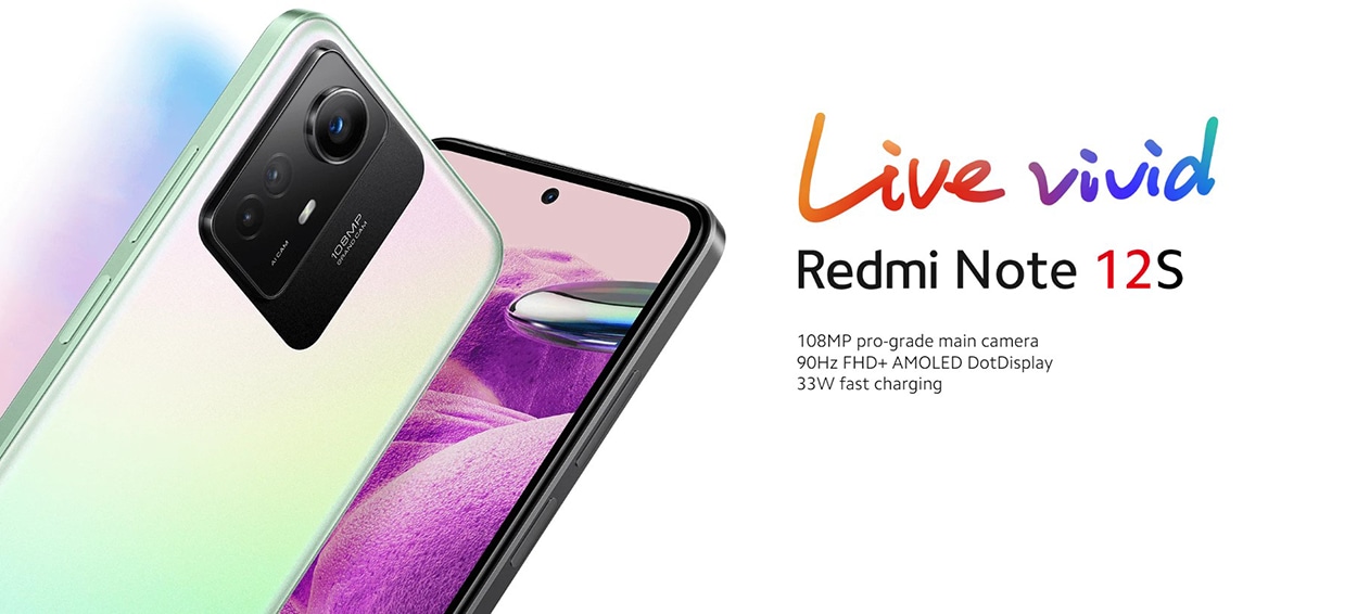 Telefon XIAOMI Redmi Note 12S, 256GB, 8GB RAM, Dual SIM, Onyx Black